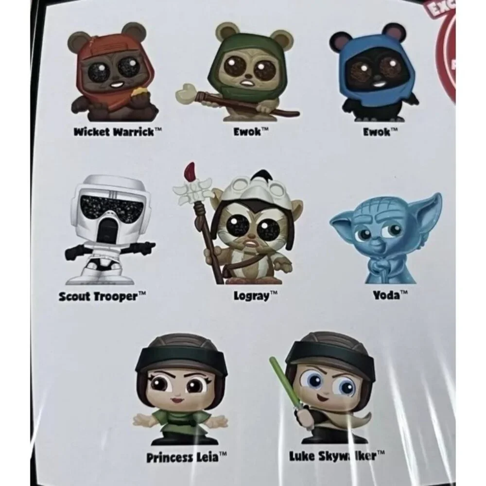 Star Wars Disney Doorables Ewok Village Set Just‎ Play NEW FREE SHIPPING Flocked